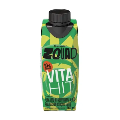 Bebida Láctea Uht Vita Hit Zero Lactose Piracanjuba Zquad 250Ml preço